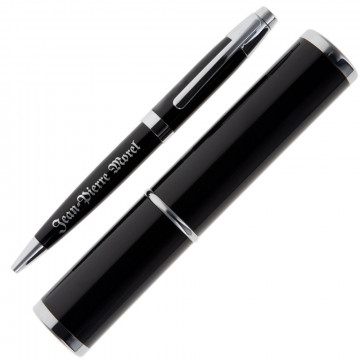 QNTYCT Stylo à bille multicolore personnalisé, stylo à bille personnalisé  au toucher doux avec stylet, stylo