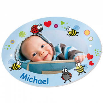 panneaux bébé à bord cadeaux personnalisés avec photo et prénom