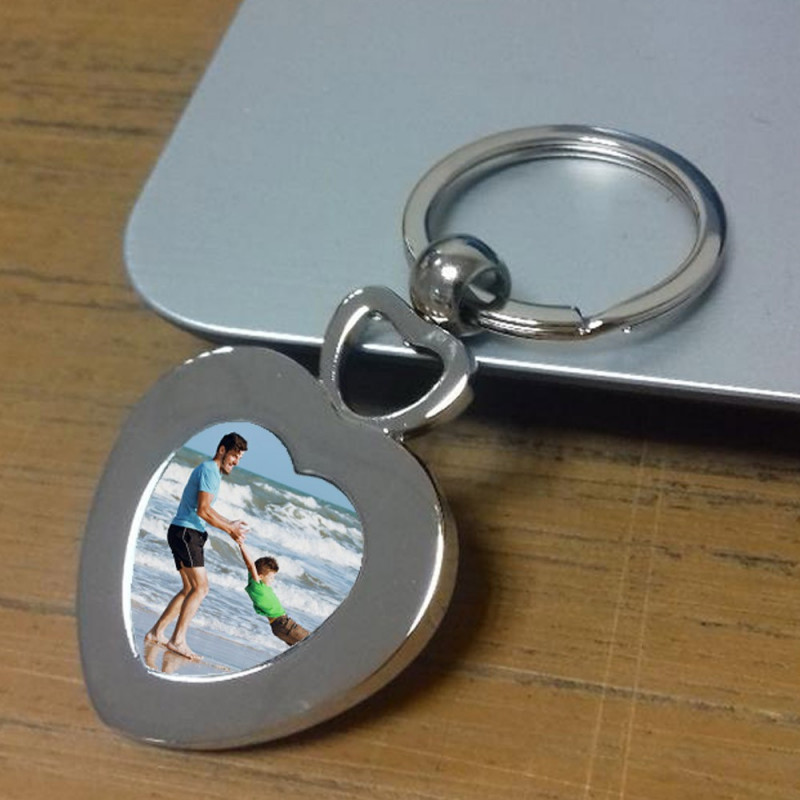 Porte-clés d'amitié épais et fin Porte-clés en métal Porte-clés d