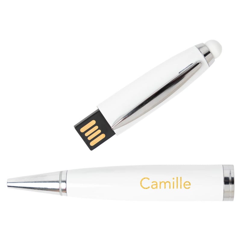 Stylo clé USB gravé