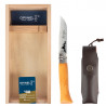 Coffret couteau Opinel nature gravé