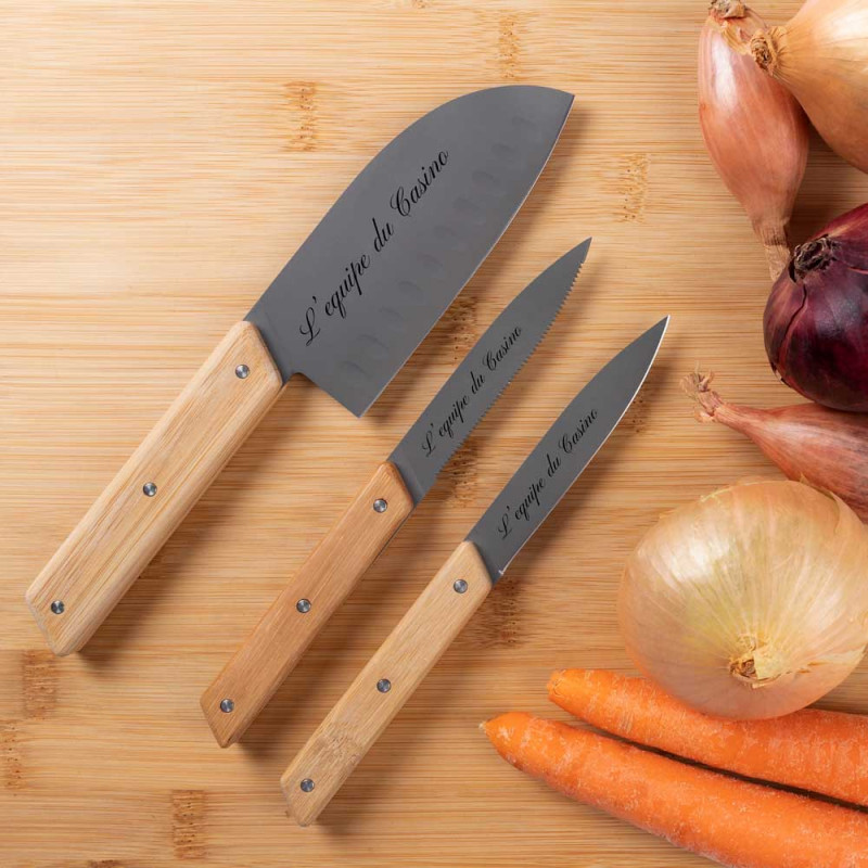Set de 3 couteaux de cuisine