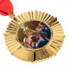 Médaille ronde personnalisée photo