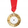 Médaille ronde unique avec personnalisation photo