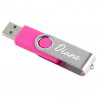 Clé USB rose personnalisable