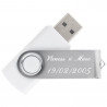 Clef USB blanc 16Go personnalisable