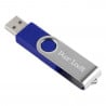 Clef USB bleu personnalisé texte