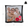 Taille du coussin noir