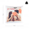 Taille du coussin beige