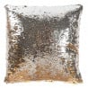 Coussin pailleté brillant verso