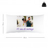 Taille du grand coussin rectangle