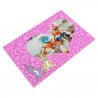 Puzzle thème lapin cœur personnalisable