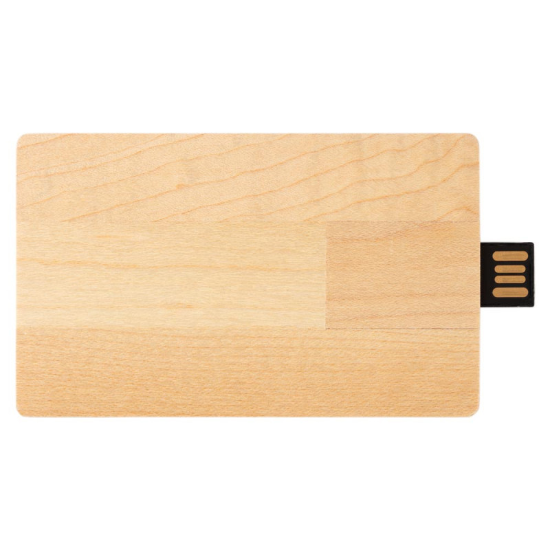 Carte USB en bois personnalisée